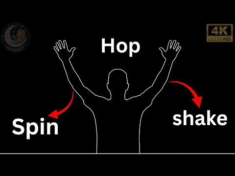 immersive interactive Warm-up/ viral interactive / Hop, shake and spin Version