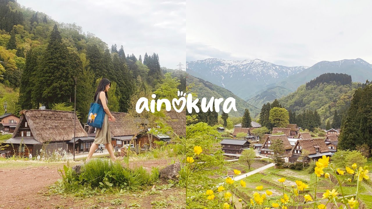 An adventurer delightfully uncovers the hidden gems of Ainokura Village!