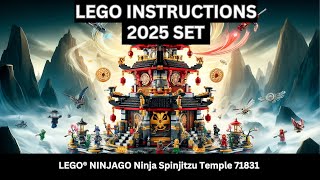 LEGO INSTRUCTIONS: NINJAGO Ninja Spinjitzu Temple (71831) Build | Ninja Playset for Kids 4+