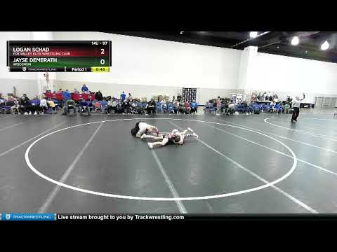 97 Lbs Round 2 - Logan Schad, Fox Valley Elite Wrestling Club Vs Jayse Demerath, Wisconsin 2163
