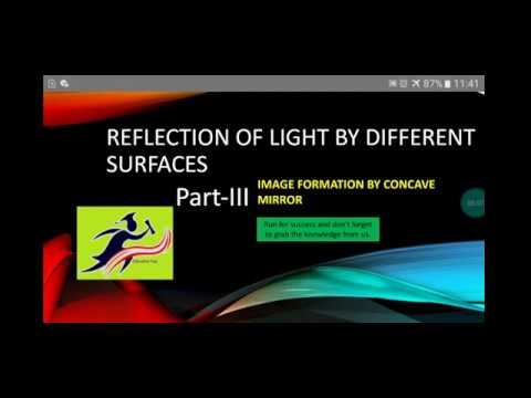 Image formation by concave mirror-ray diagrams-Reflection of light part 3