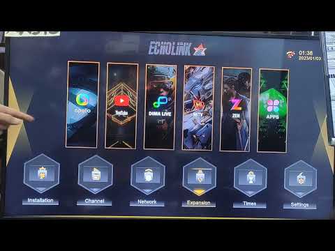 🟥شرح مميزات و كل شي يخص  الثيم الذهبي لجهاز echolink atomo 4k 🟥 ATOMO 4K