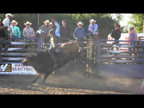 Zane Lambert 82 on Flying Four's 940 Krackin Up. Lashburn, SK (PBR) '13