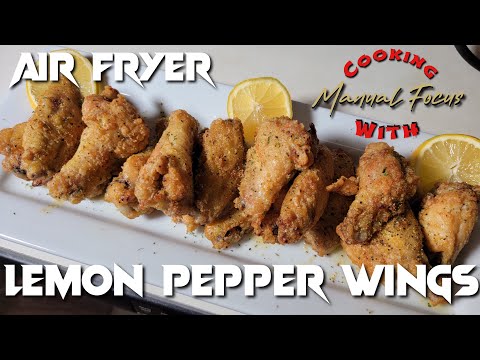 Delicious Air Fryer Lemon Pepper Wings | Air Fryer Recipes | Powerxl 10qt Air Fryer