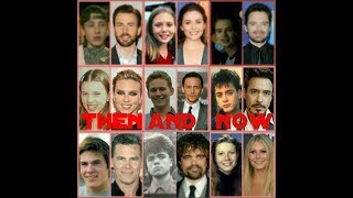 Avengers infinity war main characters then and now in real life