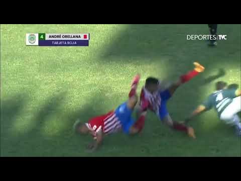 Andre Orellana made one of the hardest tackles ever seen last night in the Honduran League. 😳