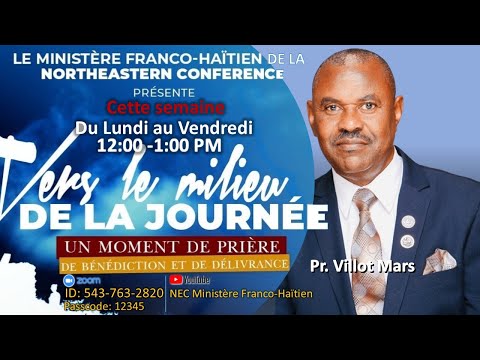 "VERS LE MILIEU DE LA JOURNÉE..." Mardi 27 janvier 2026 avec Pr. Villot Mars