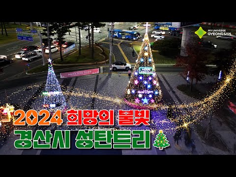 사랑과 희망의 빛 경산시 성탄트리