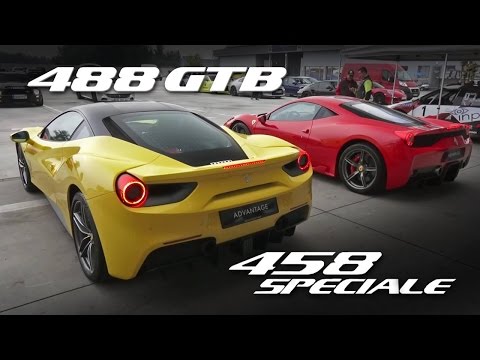 COMPARISON | FERRARI 488 GTB - 458 SPECIALE NOVITEC | REV BATTLE