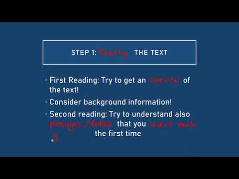Skills Analysing non fictional texts