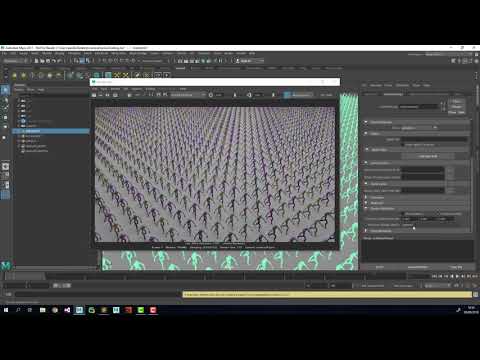 Atoms Crowd - Rendering Improvements - Frustum Culling And Instancing