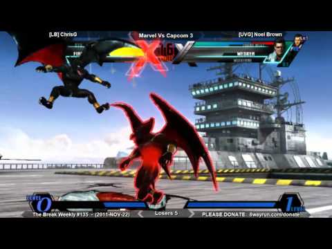 The Break Weekly #135 - uMvC3 L5 - [LB] ChrisG VS [UVG] Noel Brown