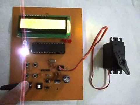 Servo Motor Controlling using AVR & display on LCD