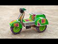 How To Make MatchBox Vespa Scooter At Home Awesome Diy Matchbox Scooter
