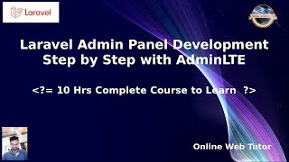 Laravel Admin Panel Development with AdminLTE Them