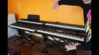 Video thumbnail for Yamaha P125 vs P45 vs Korg B1 vs Casio CDP230R (don't get the Casio!) by Caffeine Fix