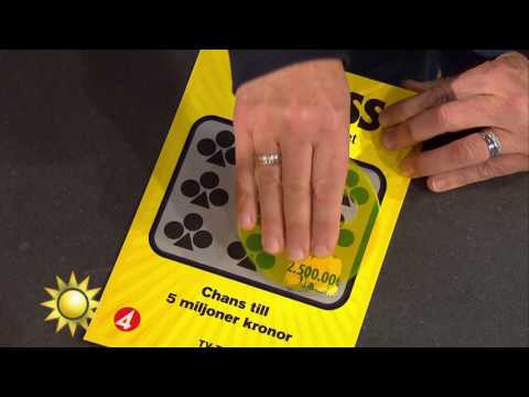 Storvinst i triss: "Det ska bli en slant till barnen" - Nyhetsmorgon (TV4)