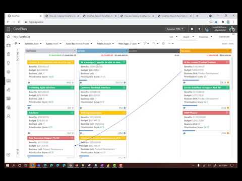 OnePlan Portfolio Plan Overview