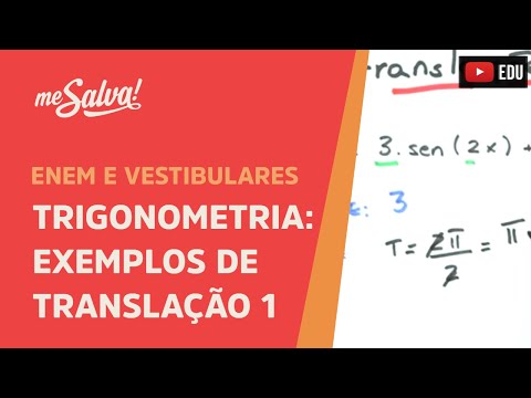 Me Salva! TRG22 - Trigonometria - Exemplos de translações trigonométricas 1