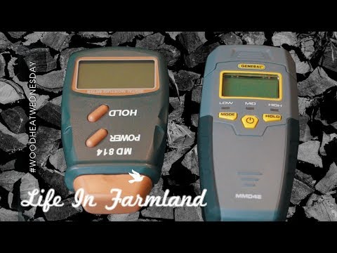 How to check if your firewood is dry enough to burn - Using Moisture Meter