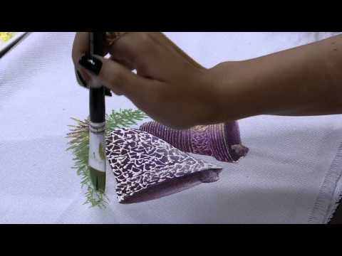 Mulher.com 06/11/2014 - Pintura Texturizada Sinos Natal por Julia Passerani - Parte 2