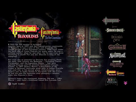 Castlevania Anniversary Collection (PS4) Castlevania Bloodlines John Morris | Full Playthrough
