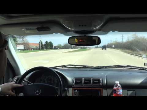 1999 Mercedes Benz ML320 ML 320 Test Drive with new Center Support Carrier Bearing Video #14