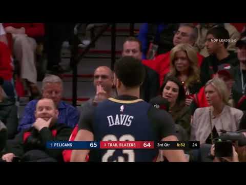 Anthony Davis, Jrue Holiday & Rajon Rondo Game 2 Highlights Vs Blazers 2018 Playoffs