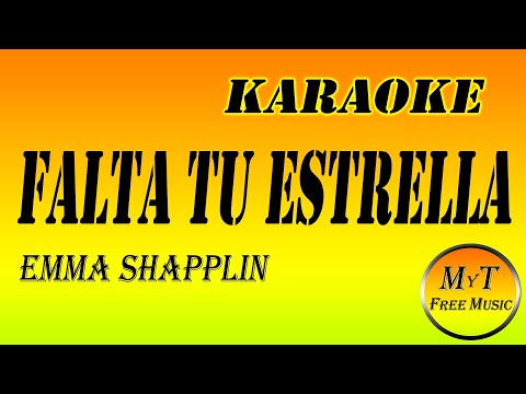 Emma Shapplin - Falta tu Estrella - Karaoke / Instrumental / Letra / Lyrics