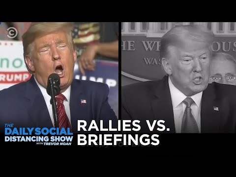 Coronavirus Briefings Are The New Trump Rally | The Daily Show