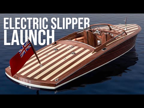 Electric Slipper Launch - Boat Building Plans Tour