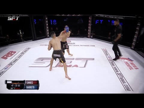 Best moments -  Isaias Simões vs  Lucas Barreto  - MMA Fight - SFT 18
