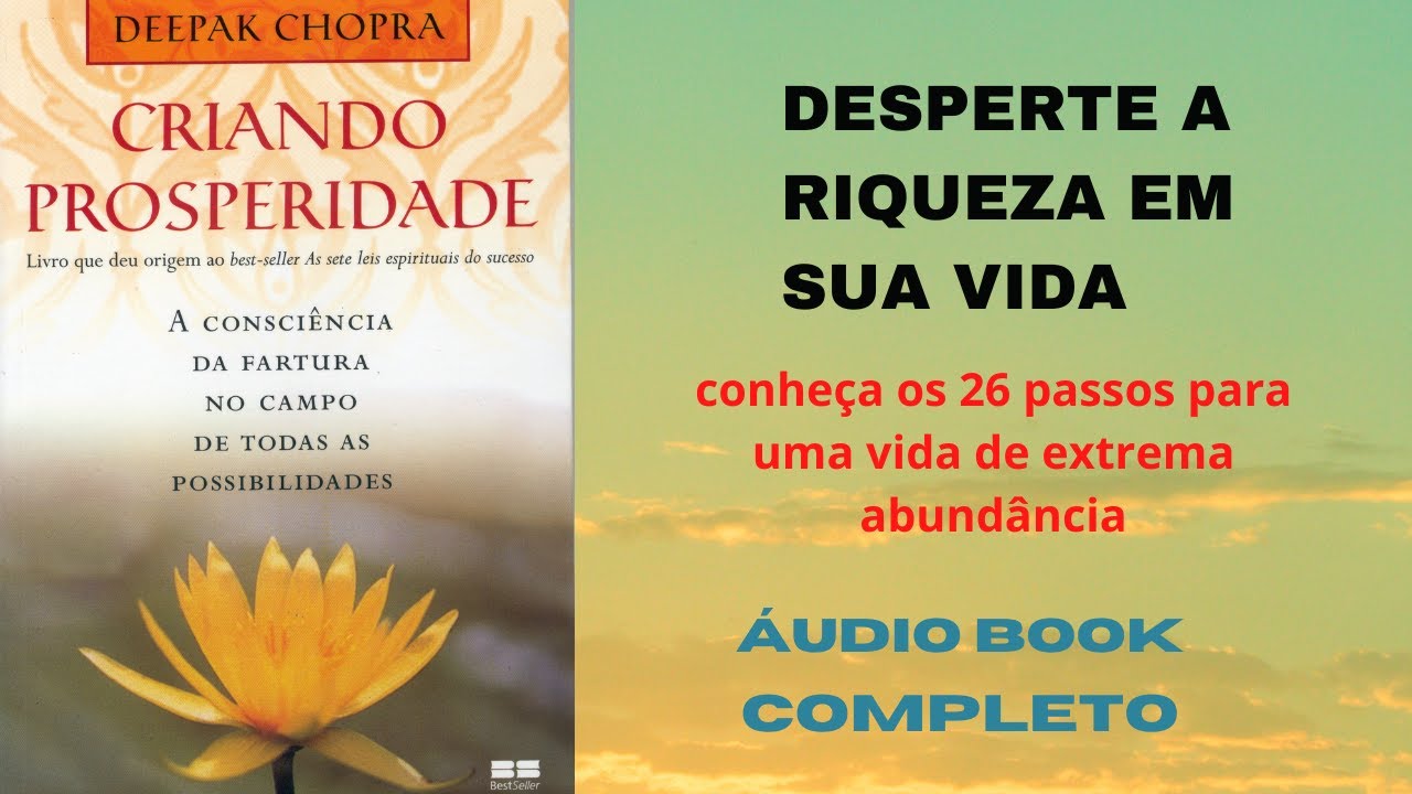 ÁUDIO BOOK       CRIANDO PROSPERIDADE            DEEPAK CHOPRA       ÁUDIO COMPLETO