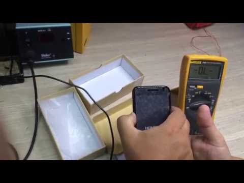 Homtom HT3 PRO DoA not charging, measuring 12 Ohm on battery terminals