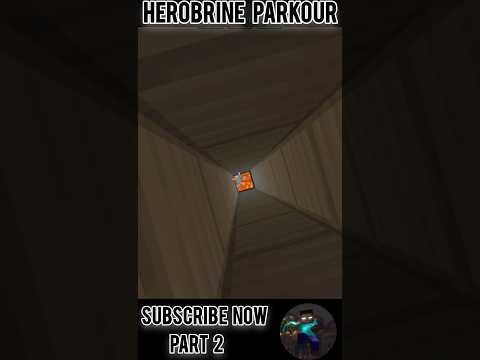Insane Herobrine Parkour in Minecraft! 😱 #shorts #gaming