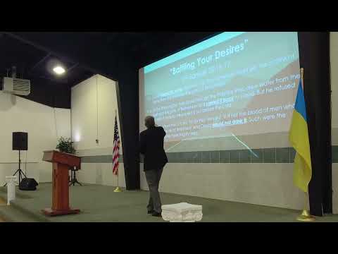 “Making Good Choices” (2nd Samuel 23:15-17) John Elleson Sunday 11AM 05/22/2022