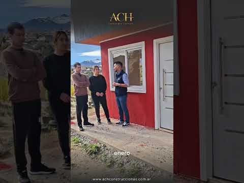 Entrega de casa Wood Frame en Neuquén. El Sistema Constructivo ACH, de fábrica al terreno.