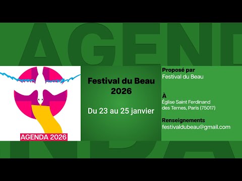 Agenda du 16 janvier 2026