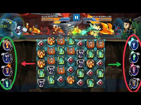 Slugterraslug it out 2// Play whit 1 Five★ & 3 Four★ slug VS All 5★ slug #evolution #multiplayer