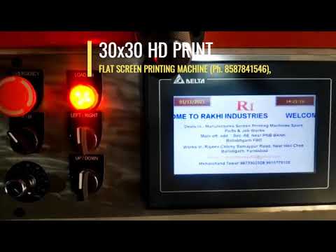 30x30 HD Print Flat Screen Printing Machine