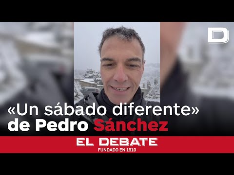Pedro Sánchez comparte en sus redes sociales un vídeo yendo a montar en bici por una montaña nevada