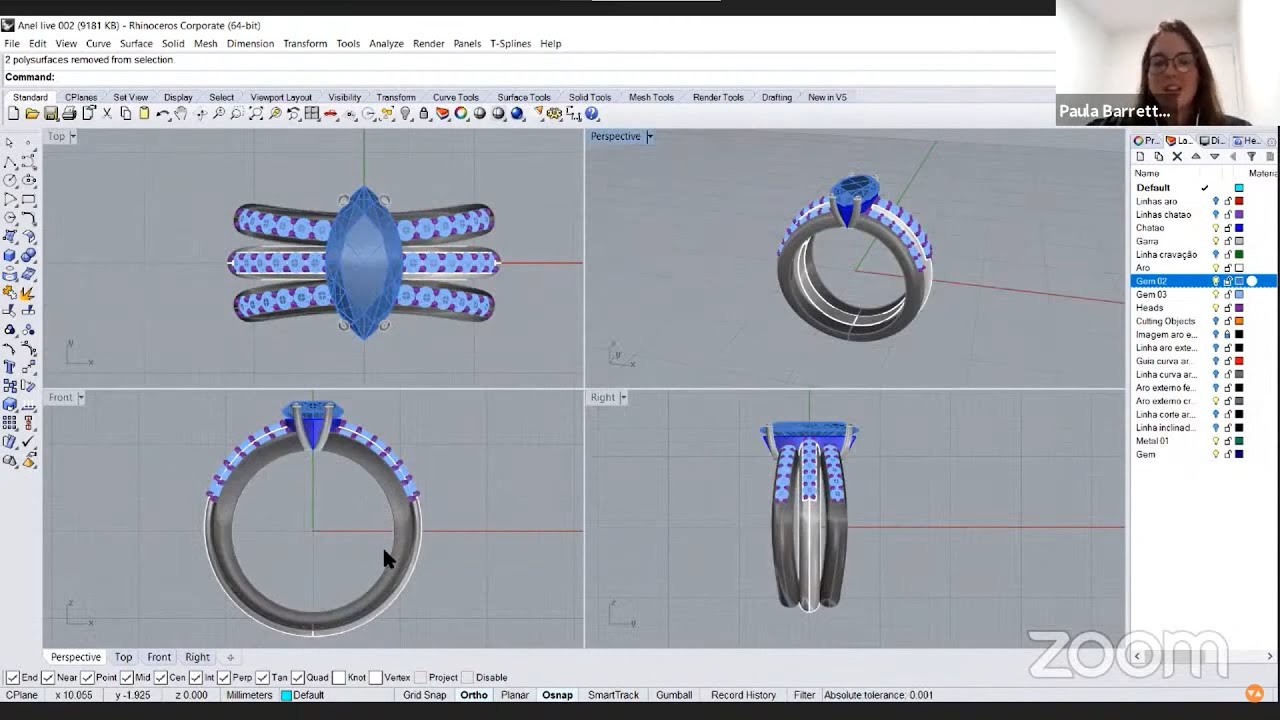 AO VIVO | Design de Joias: Processos de Modelagem 3D - com Paula Barretto e Patrícia Pesco