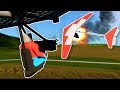 HANG GLIDER DOGFIGHT! - Brick Rigs Multiplayer Gameplay - Plane Dogfight Battle