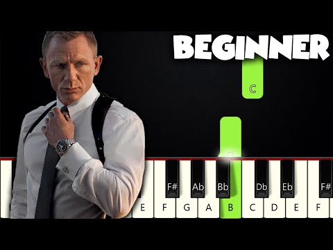 The James Bond Theme | BEGINNER PIANO TUTORIAL + SHEET MUSIC by Betacustic