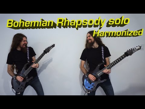 Bohemian Rhapsody Guitar Solo Harmonized