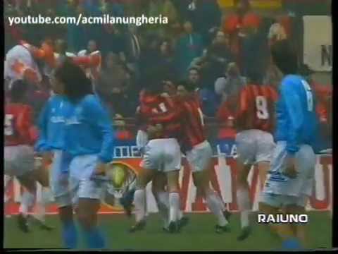 Serie A 1991/1992 | AC Milan vs Napoli 5-0  | 1992.01.05