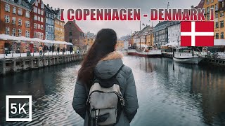 Copenhagen in Denmark I Tourist Places I Winter's Sunrise 5K HDR Walking Tour