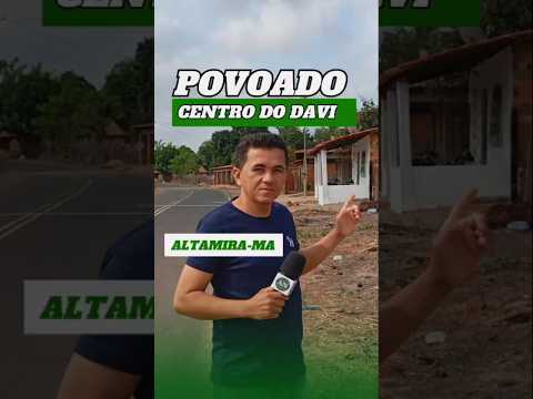 Esse é o Centro do Davi, um povoado que pertence ao município de Altamira do Maranhão.