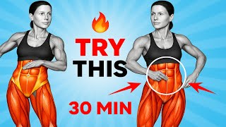 ➜ 30 Standing Exercises to Shrink Stomach Fat Fast | Flat Belly Morning Workout Women Can’t Skip