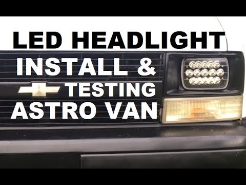 LED Headlights $29 ASTRO VAN AOSI 2pc Universal 7x 6 45W Plug & Play Sealed Beam (High/Low Beams)